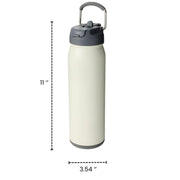 24 oz sports water bottle - stainless steel insulated water bottle with straw and pills holder