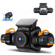 Mini Hidden Car Dash Cam 4CH Car DVR 360 4*1080P HD