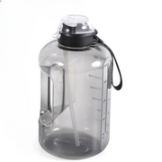 1 Gallon Water Bottle with Time Marker - BPA Free Big Water Bottle with Straw