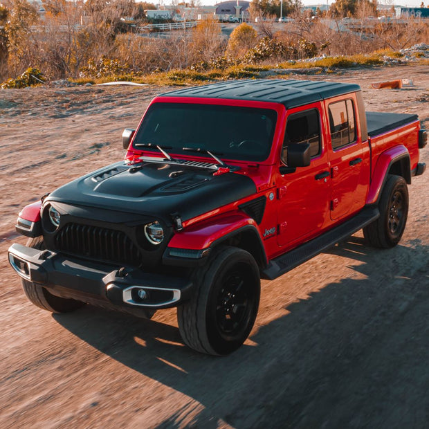 Jeep Wrangler JL 2018+ 4Th Gen & Gladiator JT 10th Anniversary Hood with Functional Air Vents