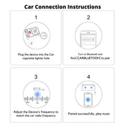 Fast Dual USB Bluetooth Compatible 5.0 Car MP3 Player