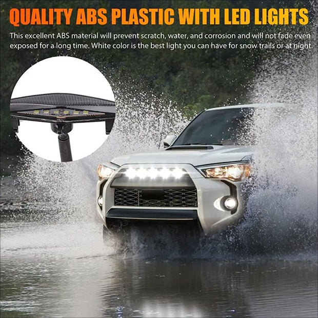 4pcs LED Grill Lights for 2014-2021 Toyota 4Runner TRD Pro Grille Raptor Style LED Light