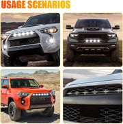 4pcs LED Grill Lights for 2014-2021 Toyota 4Runner TRD Pro Grille Raptor Style LED Light