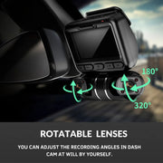 4CH-2K 1440P Dash Cam for Car DVR / 360 Camera