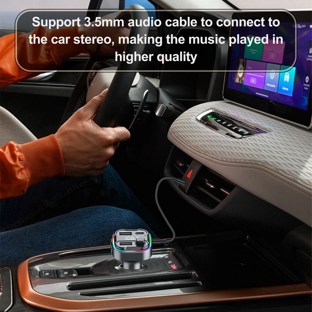 Car Charger with 360-Degree Surround Sound
