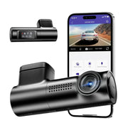 Dash cam with 170° wide-angle lens
