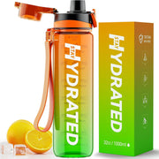 Durable 32oz bottle with a spill-proof design for reliable use.