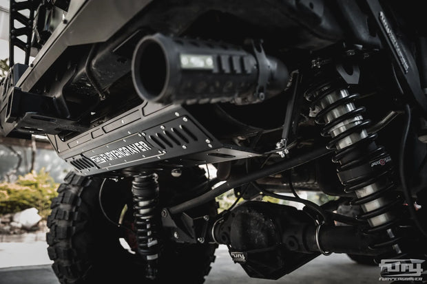 Fury 2018+ Jeep Wrangler JL Aluminum Exhaust Pipe Cover