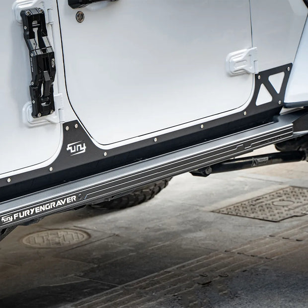 Fury 2018+ Jeep Wrangler JL Side Skirt Aluminum