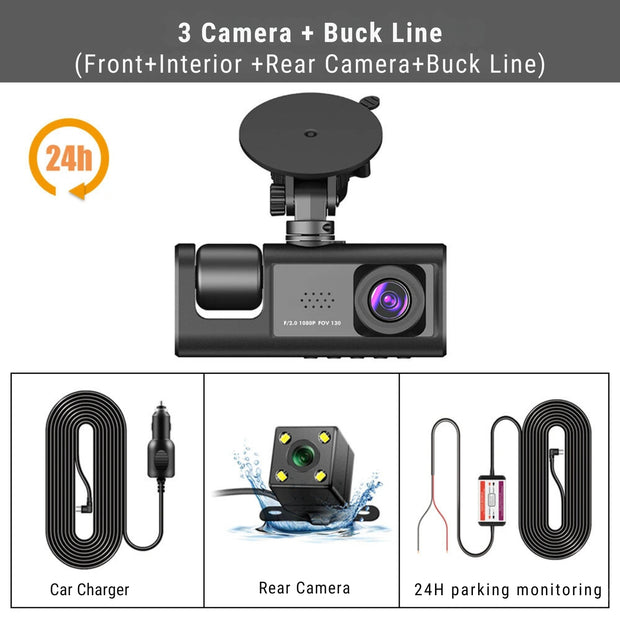 G-sensor dash cam for collision protection
