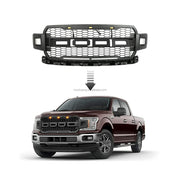 Raptor Style F150 2018-2020 Pickup Mesh Upper Hood Grille With LED