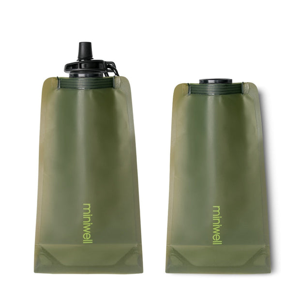 Survival Outdoor Camping & Hiking Portable Water Purification with bag Filtered Water On The Go