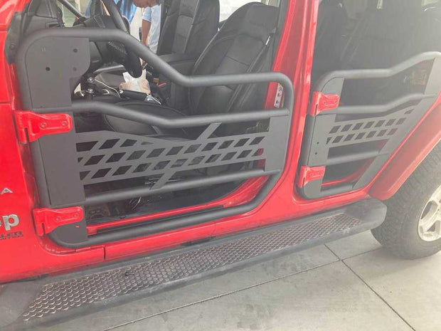 2/4 Half Door Steel Tube Doors For Jeep Wrangler JL 2018+