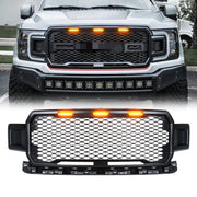 Raptor Style LED Mesh Grille Fits For 2018-2020 Ford F150