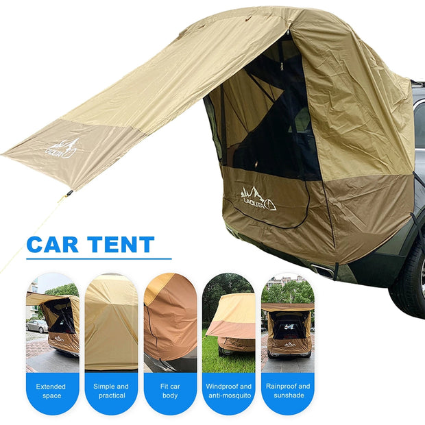 Rainproof Rear Tent Simple Motor home Hiking Tent