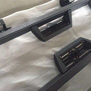 Black Steel MS Side Step Running Boards for Jeep Wrangler JL Unlimited 4 Door