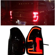 Rear LED Smoked Tail Light Lamps For Ford Ranger 2012-2018