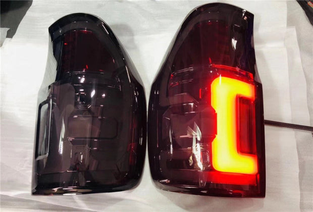 Rear LED Smoked Tail Light Lamps For Ford Ranger 2012-2018