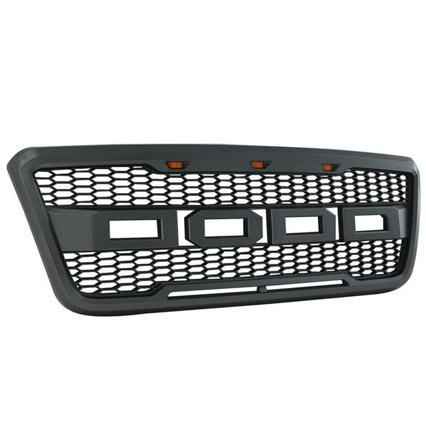 2004-2008 year Ford F150 Raptor Style Front Bumper ABS Grille Hood Mesh