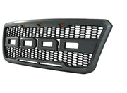 2004-2008 year Ford F150 Raptor Style Front Bumper ABS Grille Hood Mesh