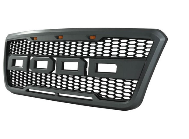 2004-2008 year Ford F150 Raptor Style Front Bumper ABS Grille Hood Mesh