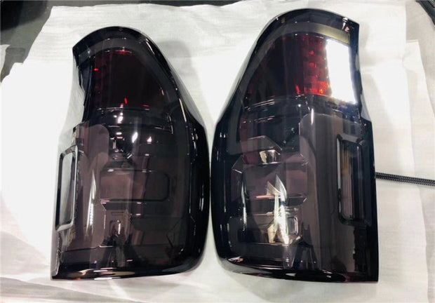 Rear LED Smoked Tail Light Lamps For Ford Ranger 2012-2018