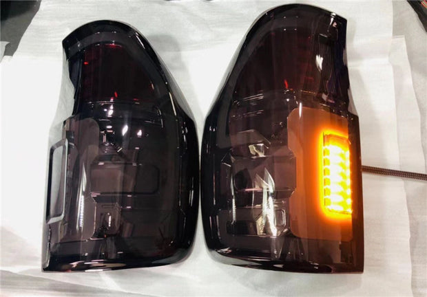 Rear LED Smoked Tail Light Lamps For Ford Ranger 2012-2018