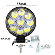 27W 9LED Work Light LED Off-road LED Round Headlamp