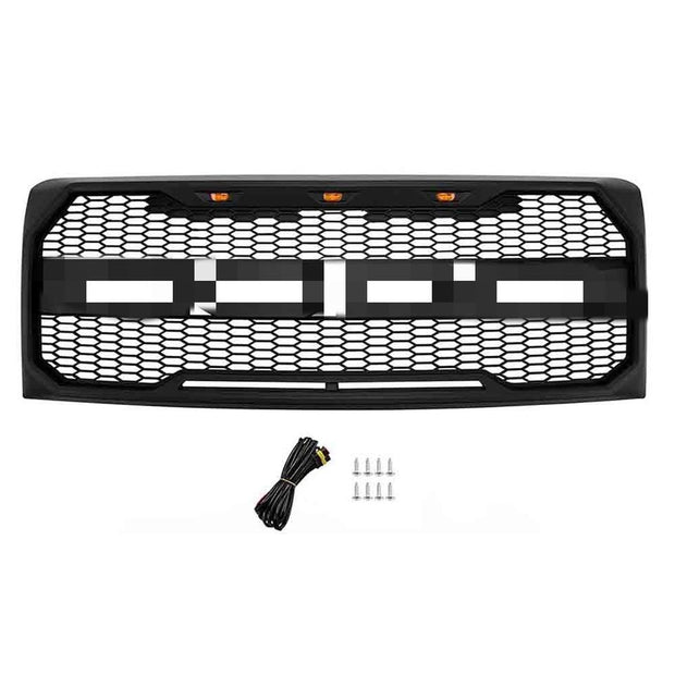 Ford F150 2009-2014 Front Grill Bumper Hood Mesh Grille with LED