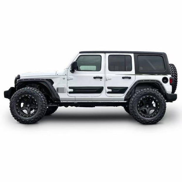 Door Side Body Molding Cladding For Jeep Wrangler JL 2018+