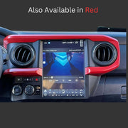 Tesla style head unit in red