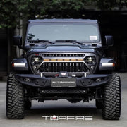 Jeep Wrangler JL 4th Gen Topfire Aluminum Front Bumper