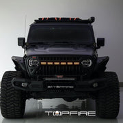 Jeep Wrangler JL 4th Gen Topfire Marauder V Steel & Aluminum Front Bumper