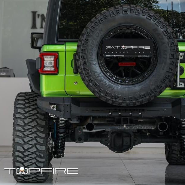 Jeep Wrangler JL 4th Gen Topfire Marauder IV Rear Bumper