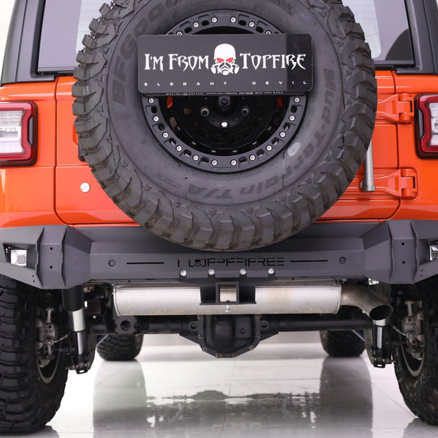 Jeep Wrangler JL 4th Gen Topfire Marauder IV Rear Bumper