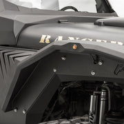 The front fender flares enhancing the overall aesthetics of the Jeep Wrangler JL