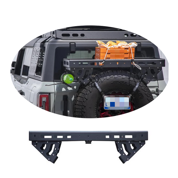 Spare tire utility basket for Jeep Wrangler JL