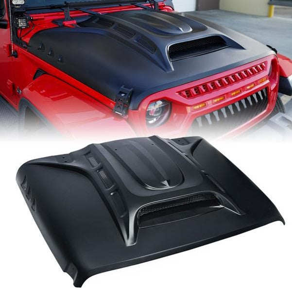 Jeep Wrangler JL 18+ 4th Gen Monster Hood