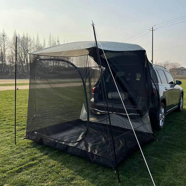 Portable Car Trunk Tent Sunshade Rainproof Vehicle Rear Extension Tent