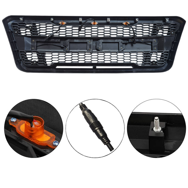 Raptor Front Grille With DRL LED Light For FORD F150 2004-2008