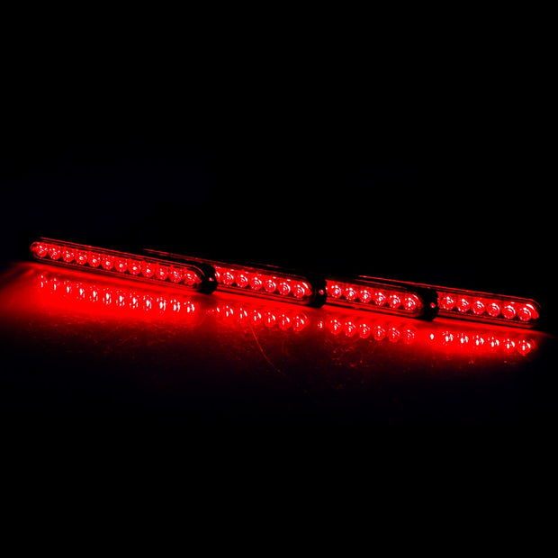 4pcs Strobe led kit 4 in 1 Wireless Control Led Strobe Grille Flashing Light bar