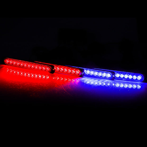 4pcs Strobe led kit 4 in 1 Wireless Control Led Strobe Grille Flashing Light bar