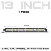 LED Light Bar 7'' 13'' 20 inch DRL Fog Running Led Work Light 4x4 Off Road Led Headlight