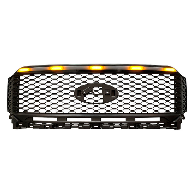 Ford F150 2021-Presents Front Racing Grill With LED Dynamic Lighting