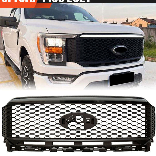 Ford F150 2021-Presents Front Racing Grill With LED Dynamic Lighting