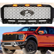 ABS Mesh Raptor Front Grill For Ford F150 2021+