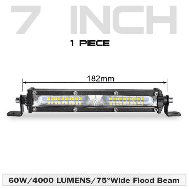 LED Light Bar 7'' 13'' 20 inch DRL Fog Running Led Work Light 4x4 Off Road Led Headlight