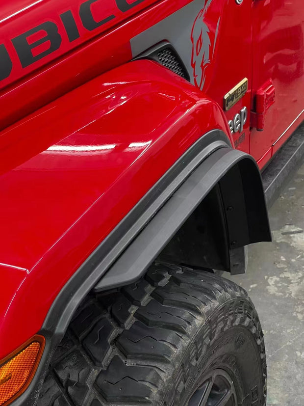 4Pcs Jeep Wrangler JL 2018+ Fender Flares Extension