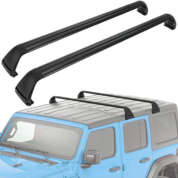 Jeep Wrangler JL 2018+ Aluminum Roof Rack Cross Bars Cargo Carrier