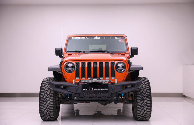 Jeep Wrangler JL 4th Gen Topfire Aluminum Front Bumper